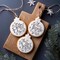 Holly, Jolly and Jingle Cookie Stencil Set | C978 by Designer Stencils | Cookie Decorating Tools | Baking Stencils for Royal Icing, Airbrush, Dusting Powder | Reusable Plastic Food Grade Stencil for Cookies | Easy to Use & Clean Cookie Stencil